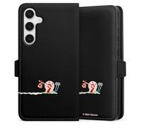 Etui Compatible avec Samsung Galaxy S24 + Etui Folio Etui magnetique Gary Bob l'éponge Produit sous Licence Officielle