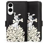 Etui Compatible avec Samsung Galaxy S25 Edge Etui Folio Etui magnetique Asterix Enfance Idefix