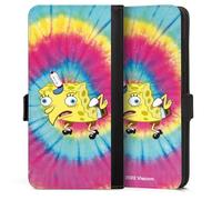 Etui Compatible avec Samsung Galaxy S25 Edge Etui Folio Etui magnetique Bob l'éponge Batik Produit sous Licence Officielle