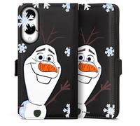 Etui Compatible avec Samsung Galaxy S25 Edge Etui Folio Etui magnetique Disney La Reine des neiges Olaf La Reine des Neiges 2