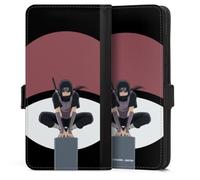 Etui Compatible avec Samsung Galaxy S25 Edge Etui Folio Etui magnetique Itachi Uchiha Produit sous Licence Officielle Naruto Shippuden