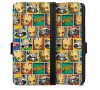 Etui Compatible avec Samsung Galaxy S25 Edge Etui Folio Etui magnetique Les Gardiens de la Galaxie Marvel Groot