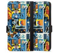 Etui Compatible avec Samsung Galaxy S25 Edge Etui Folio Etui magnetique Marvel The Fantastic Four Produit sous Licence Officielle