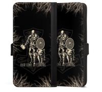 Etui Compatible avec Samsung Galaxy S25 Edge Etui Folio Etui magnetique Vikings Viking Motif de série