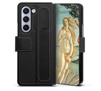 Etui Compatible avec Samsung Galaxy Z Fold 5 Etui Folio Etui magnetique Botticelli Peinture