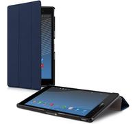 Étui Compatible Avec Sony Xperia Tablet Z3 Compact - Étui À Rabat Magnétique Protection Slim Avec Fonction Support - Bleu Foncé