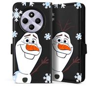 Etui Compatible avec Xiaomi Redmi 14C Etui Folio Etui magnetique Disney La Reine des neiges Olaf La Reine des Neiges 2