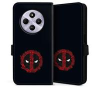 Etui Compatible avec Xiaomi Redmi 14C Etui Folio Etui magnetique Marvel Deadpool Logo