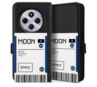 Etui Compatible avec Xiaomi Redmi 14C Etui Folio Etui magnetique NASA Billet d'avion Cosmos