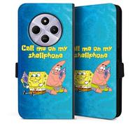 Etui Compatible avec Xiaomi Redmi 14C Etui Folio Etui magnetique Patrick Étoile de mer Bob l'éponge Motif de série