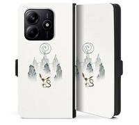 Etui Compatible avec Xiaomi Redmi Note 14 5G Etui Folio Etui magnetique Avatar Le dernier maître de l'air Momo Produit sous Licence Officielle