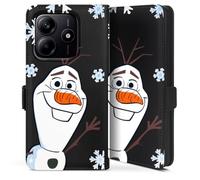 Etui Compatible avec Xiaomi Redmi Note 14 5G Etui Folio Etui magnetique Disney La Reine des neiges Olaf La Reine des Neiges 2