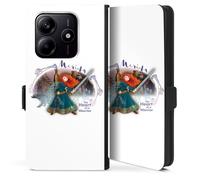Etui Compatible avec Xiaomi Redmi Note 14 5G Etui Folio Etui magnetique Merida Produit sous Licence Officielle Disney Pixar