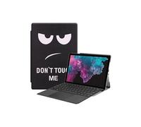 Etui Coque de protection folio ultra-mince intelligent personnalité pour Surface Pro 7 - Noir