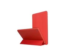 Etui Coque en silicone folio ultra-mince intelligent pour Apple iPad Mini 5 - Rouge