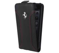 Etui Coque Ferrari Cuir Noir Perforé Iphone 5s/Se Fef12flp5bl