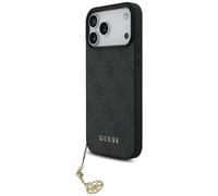 Étui Coque Guess IPHONE 17 Pro Max Magsafe Similicuir Gris Avec Chaîne Or