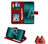 Etui Coque Portefeuille Cuir SAMSUNG GALAXY A50 -Rouge