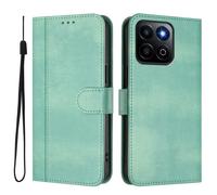 Etui Coque pour Honor 400 Smart Fentes pour Cartes Protection Etui Housse Premium en Cuir PU Portefeuille Vert clair