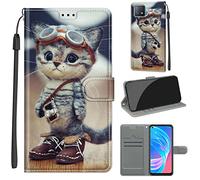 Etui Coque pour Oppo A72 5G / Oppo A73 5G / Oppo A53 5G, Protection Etui Housse en Livre, [Emplacements Cartes] [Fonction Support], Compatible pour Oppo A72 5G / A73 5G / A53 5G