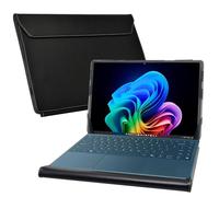 Étui Coque pour Samsung Galaxy Chromebook 2 360 12.4 XE520QEA/ Chromebook Plus V2 XE521QAB XE521QAB XE520QAB XE525QBB 12" Laptop,Noir