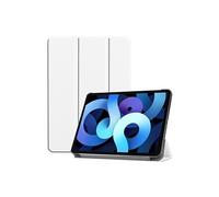 Etui coque Smartcover blanc pour nouvel Apple iPad Air 11 2024 M2 Apple iPad AIR 4 10,9 pouces 2020 / iPad AIR 5 M1 2022 - Housse Pochette blanche de protection New iPad Air 10.9 4eme et 5eme generati