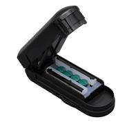 Étui coupe-pilule - Support séparateur de tablette compact, boîte distributrice de rangement amovible, organisateur de transport léger | Accessoire de médicaments personnel pour les voyages en plein a