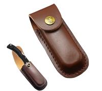 Etui Couteau Pliant, Etui Couteau Cuir, Gaine de Couteau Étui à Couteau de Poche en Cuir, pour Couteau de Poche