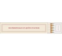 Étui crayons et gomme "six personnages en quête d'auteur" (papeterie)