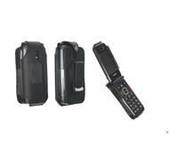Étui cuir - caseroxx - Gigaset GL795 / GL7 - Clip ceinture - Fenêtre de visualisation - Noir