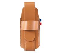 Opinel Étui cuir France 2024/2 - Housse de protection 13,5 cm orange