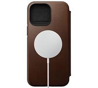 Etui Cuir pour Apple iPhone 14 Pro Max Nomad (MagSafe) Modern Folio Marron