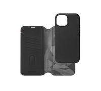DECODED Étui portefeuille amovible 2 en 1 pour Apple iPhone 15 Plus (6,7") - Cuir européen de qualité supérieure - Porte-cartes - Protection et antichoc - Compatible avec MagSafe - Doublure en