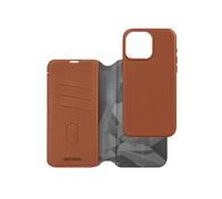 Etui Cuir pour iPhone 15 Pro Max Coque détachable Anti-chutes 1.2m Portefeuille Compatible MagSafe Tan