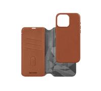 Étui Cuir pour iPhone 15 Pro Max Coque détachable Anti-chutes 1.2m Portefeuille Compatible MagSafe Decoded Tan Marron G