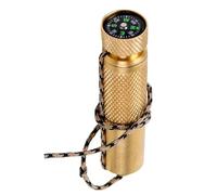 Étui D'allumettes En Laiton - Porte-clés Porte-pilules Portable, Boîte D'allumettes Avec Cordon, Cylindre De Rangement Compact En Laiton Polyvalent | Support D'équipement De Survie Pour Organisateur D
