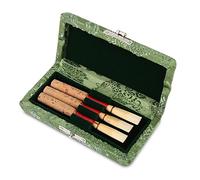 Étui d'anche de Hautbois, couverture en soie Boîte pour 3pcs anches de hautbois