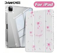 Étui DANYCASE avec nœud papillon compatible avec iPad A16 2025 Air 11 13M3 2025 Mini 7 A17Pro 2024 Air 11 13 M2 2024 Pro 11 13 M4 2024 Pro 12.9 7/8/9e 10.2 10e 10.9 Air 4 5 10.9 Pro 11 4/5/6e Mini 6 c