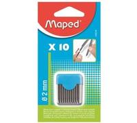Etui de 10 mines de compas Maped 2 mm G