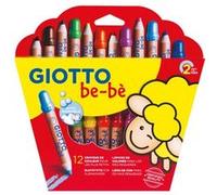 GIOTTO be-bè - Etui 12 maxi crayons + 1 taille-crayon