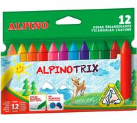 Étui De 12 Crayons De Couleurs Trix Format Triangulaire Longue Durée Et Résistance Diversité Des Couleurs Créativité Sans Limites Étui De Crayons De Cire