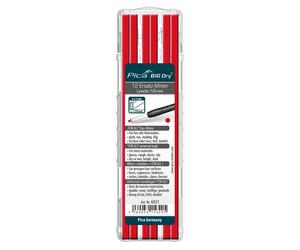 Etui de 12 mines pica big dry rouge PICA - 6031