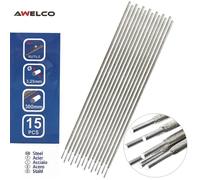 Etui de 15 Electrodes acier 3,25 x 300 mm Baguette enrobée soudure à l'arc Acier toutes positions