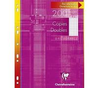 Etui de 200 copies doubles Clairefontaine 21 x 29,7 cm Rose Rose G
