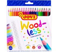 Etui De 24 Crayons De Couleur Sans Bois Woodless Jovi