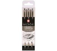 Etui De 3 Feutres Pigma Micron Noir Urban/Archi