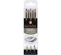 Etui De 3 Feutres Pigma Micron Noir Urban/Archi Sakura Noir G