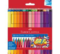 Etui De 30 Feutres De Couleur Avec Grip Faber-Castell