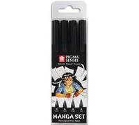 Étui de 4 feutres Sakura Manga Pigma Sensei Noir Noir G