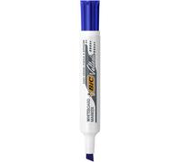 BIC Feutres tableau blanc Velleda 1791 – Effaçables à sec, pointe biseautée 3,3–4,6 mm – 4 couleurs